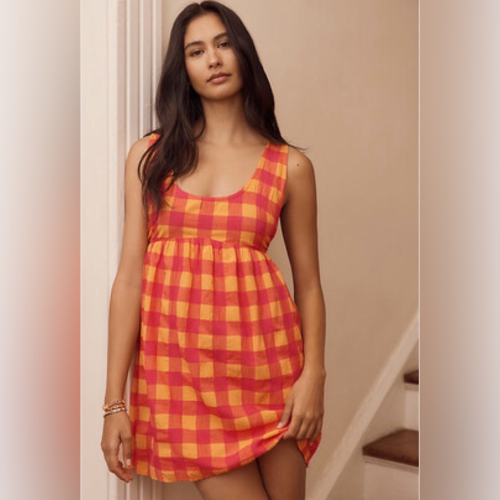 Anthropologie Mini Nap Apron Dress